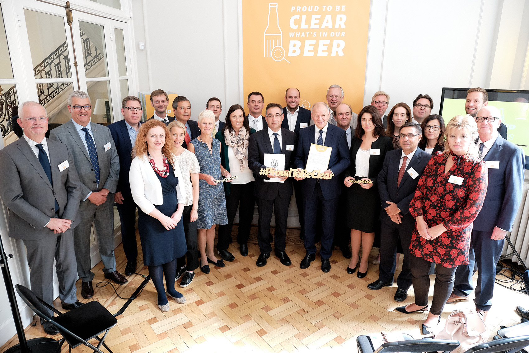 European brewers and the European Commission signed a memorandum of nutrition information in beer